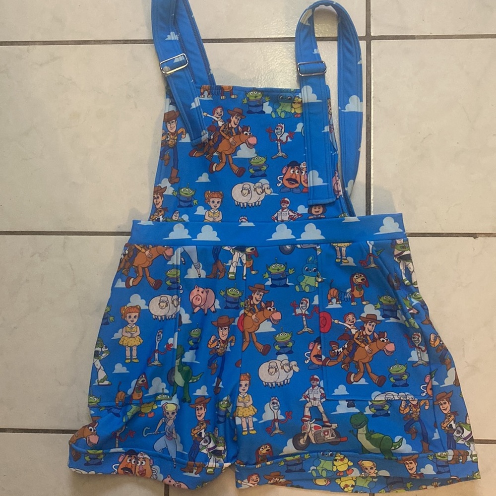 XL Blackmilk Toy Story Friend Limited Short Overalls - Picture 3 of 7